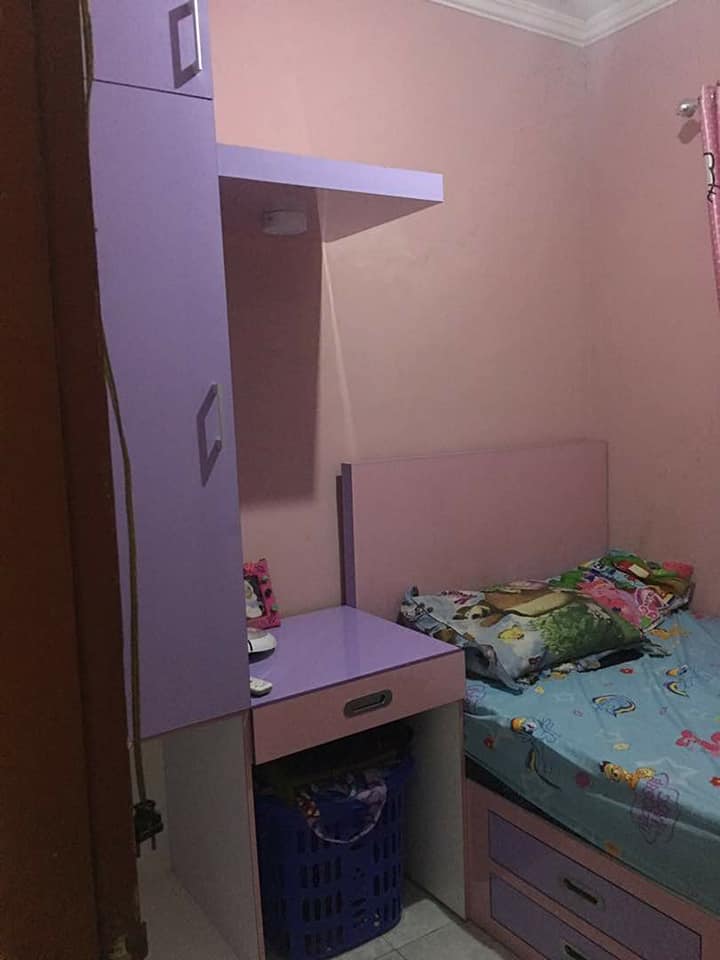 Tempat Tidur anak Bpk Edy Fury hijau cilegon