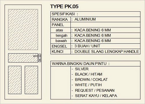 MODEL PINTU KUSEN ALUMUNIUM 1