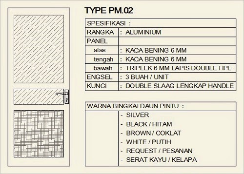 MODEL PINTU KUSEN ALUMUNIUM 3
